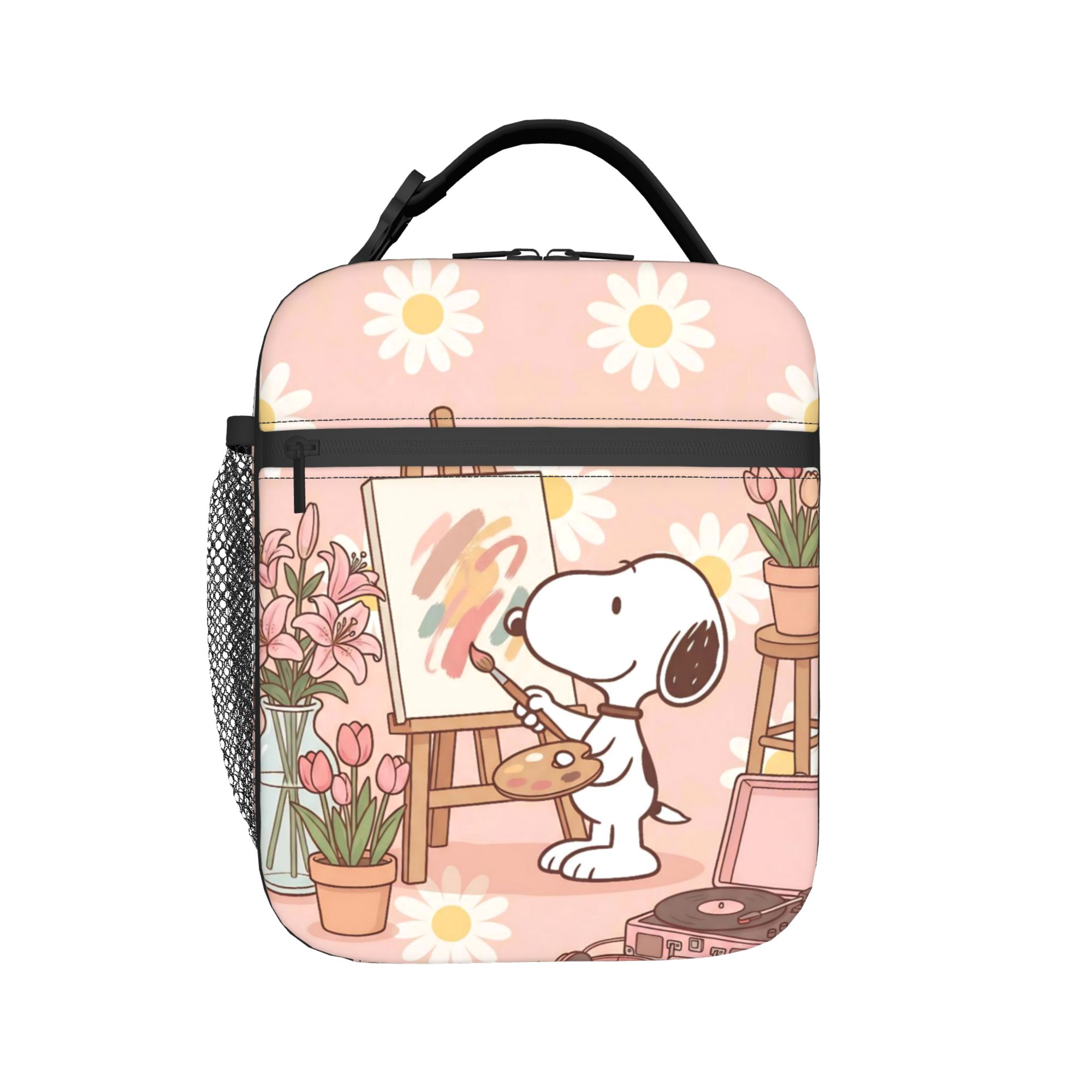 かわいい S-スヌーピー柄の断熱ランチバッグ ポータブルミー - Tote Bag Sublimation のレビューと価格